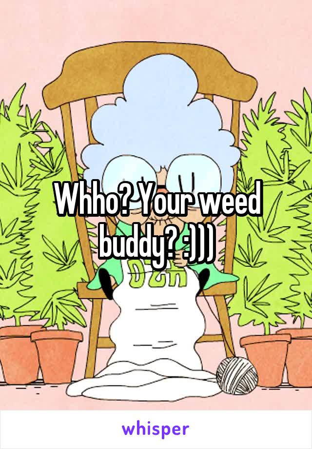 Whho? Your weed buddy? :)))