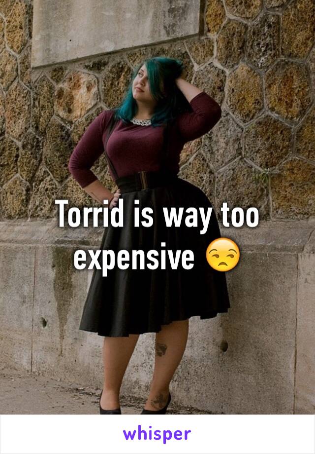 Torrid is way too expensive 😒