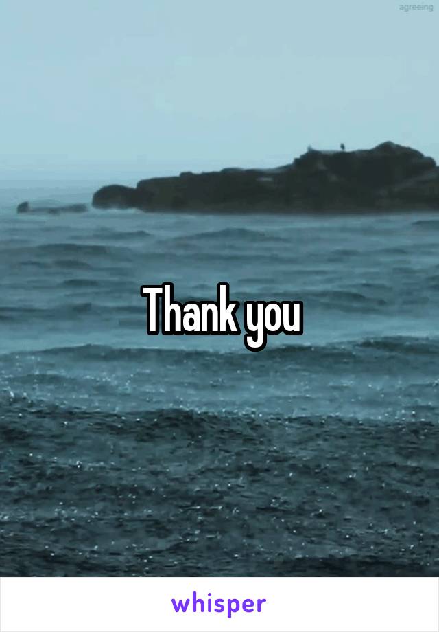 Thank you