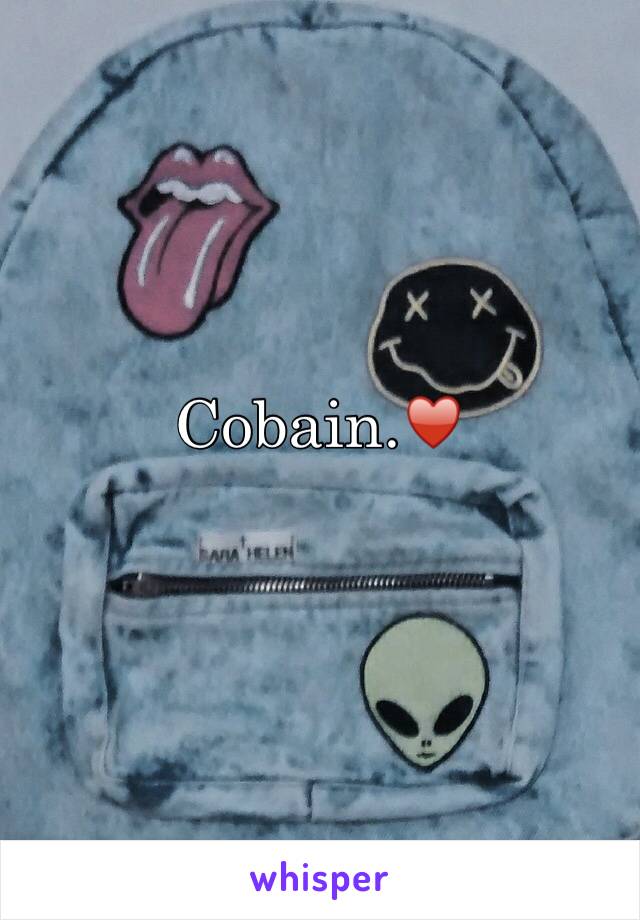 Cobain.♥️