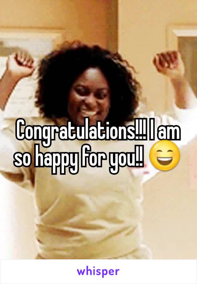 Congratulations!!! I am so happy for you!! 😄