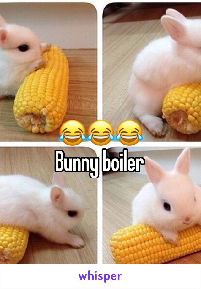 😂😂😂
Bunny boiler