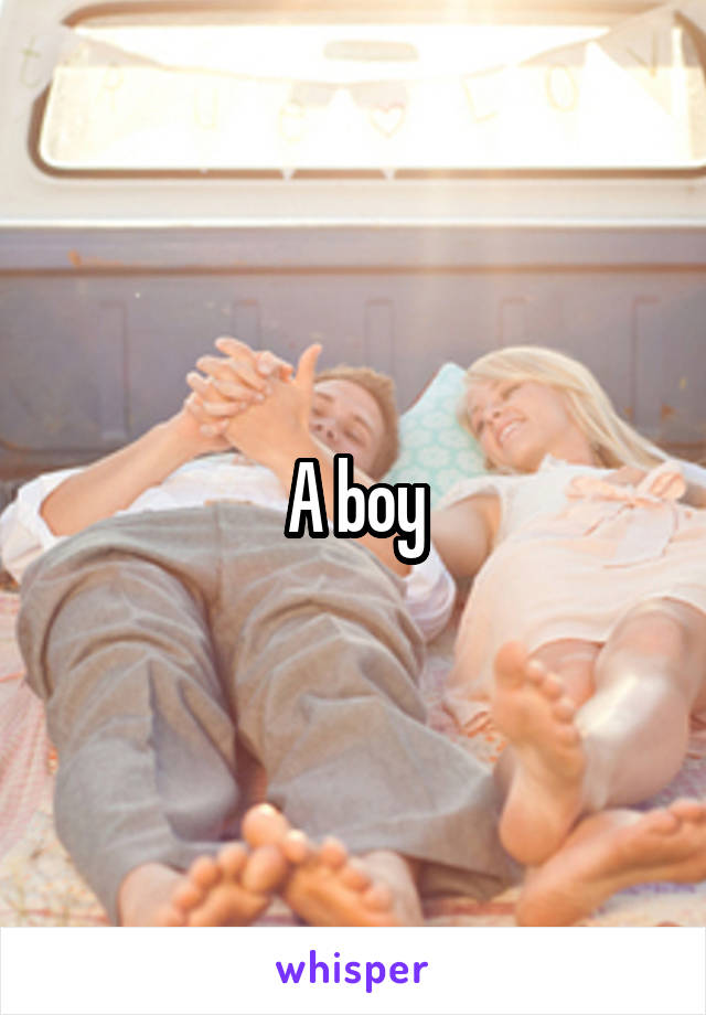A boy