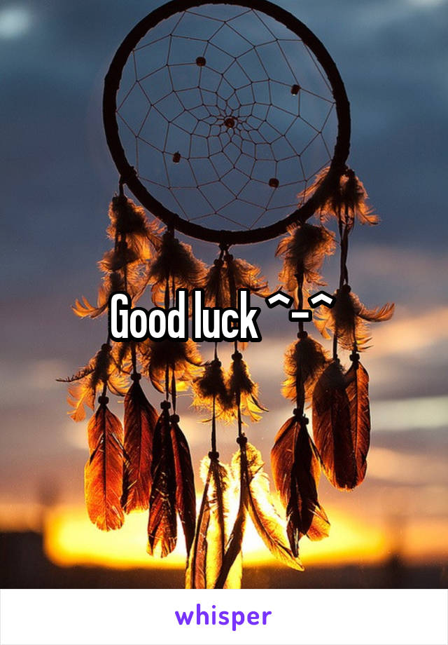 Good luck ^-^ 