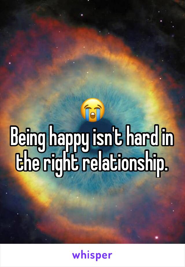 😭
Being happy isn't hard in the right relationship. 