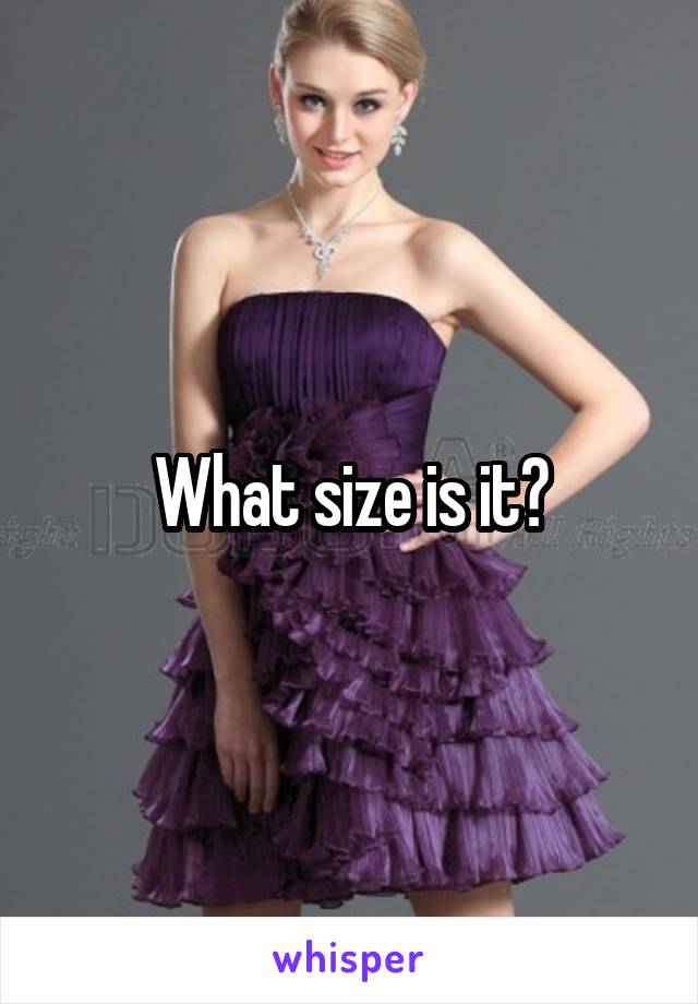 What size is it?