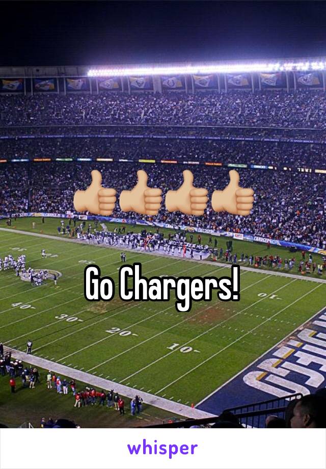 👍🏼👍🏼👍🏼👍🏼

Go Chargers!