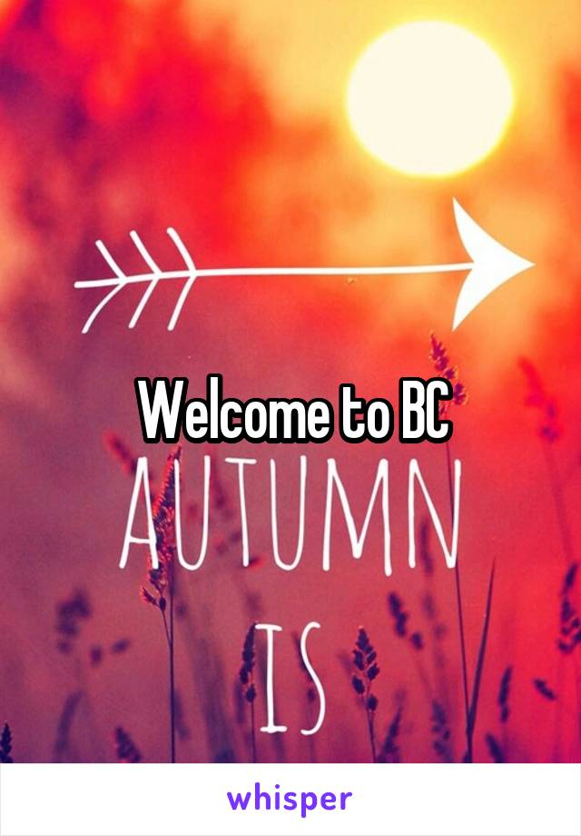 Welcome to BC