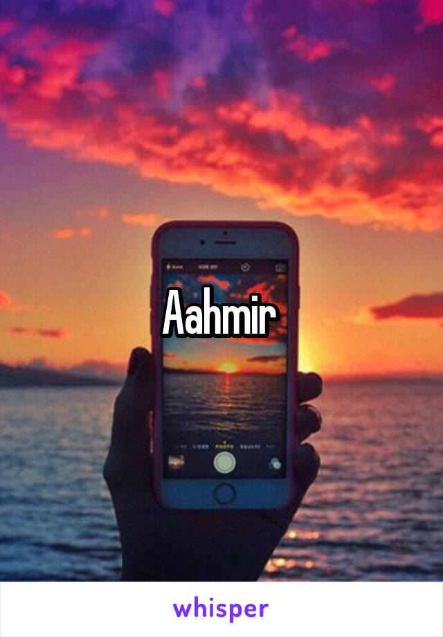 Aahmir 