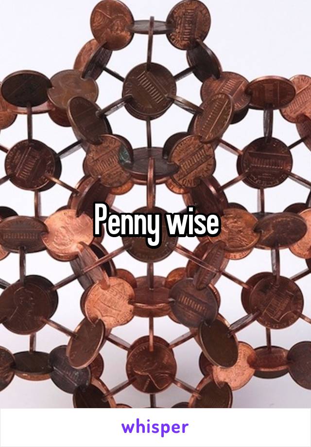 Penny wise