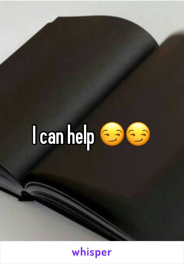 I can help 😏😏
