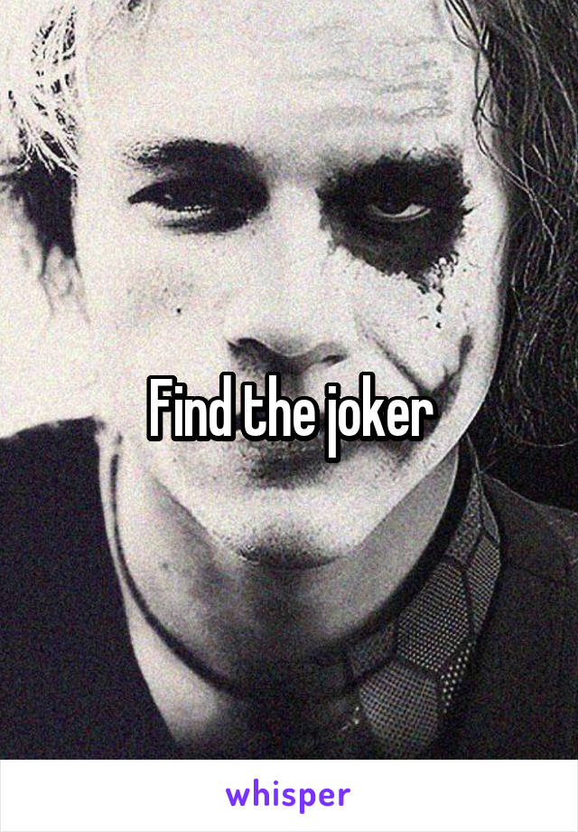 Find the joker