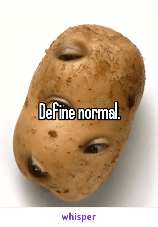 Define normal.