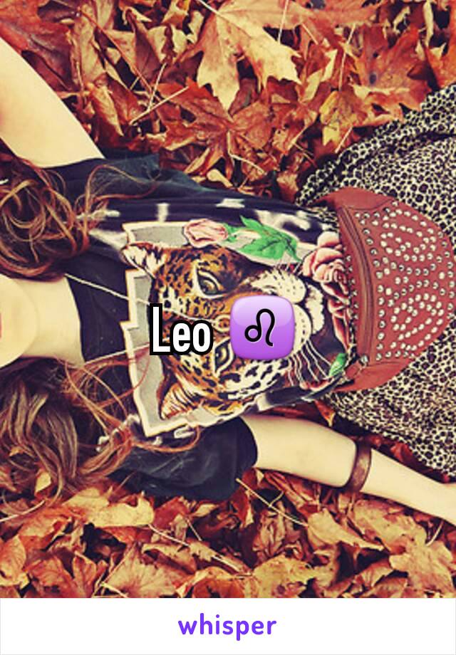 Leo ♌