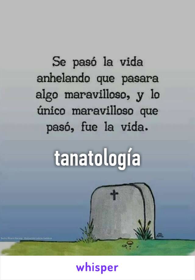 tanatología