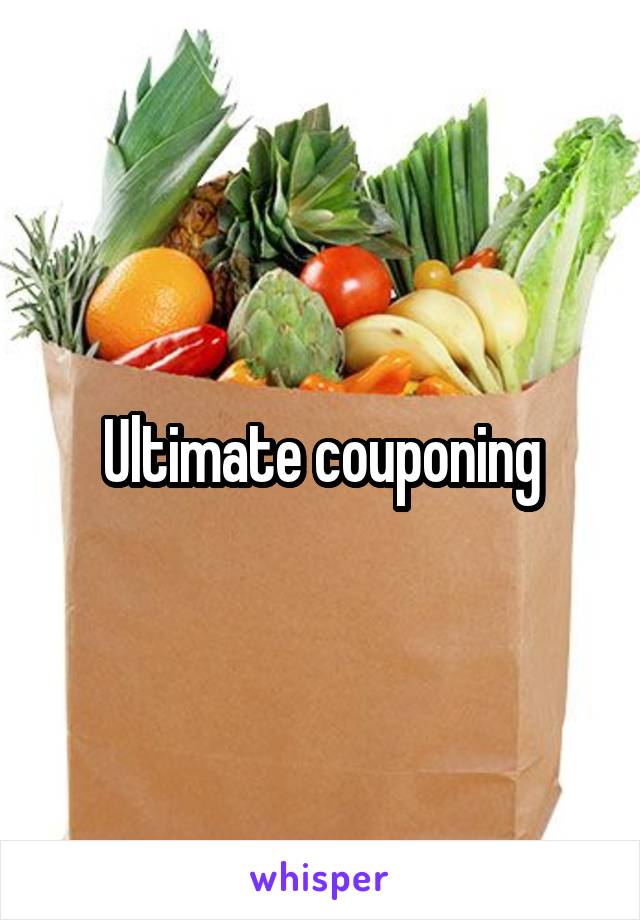 Ultimate couponing