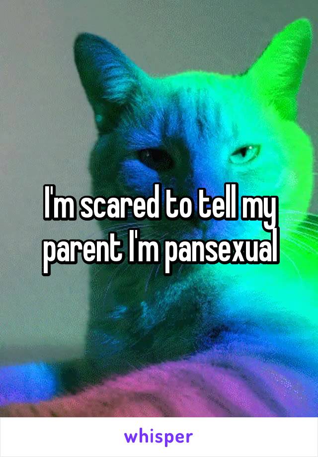 I'm scared to tell my parent I'm pansexual