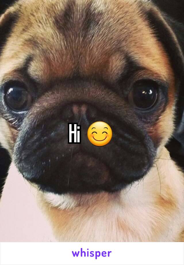 Hi 😊