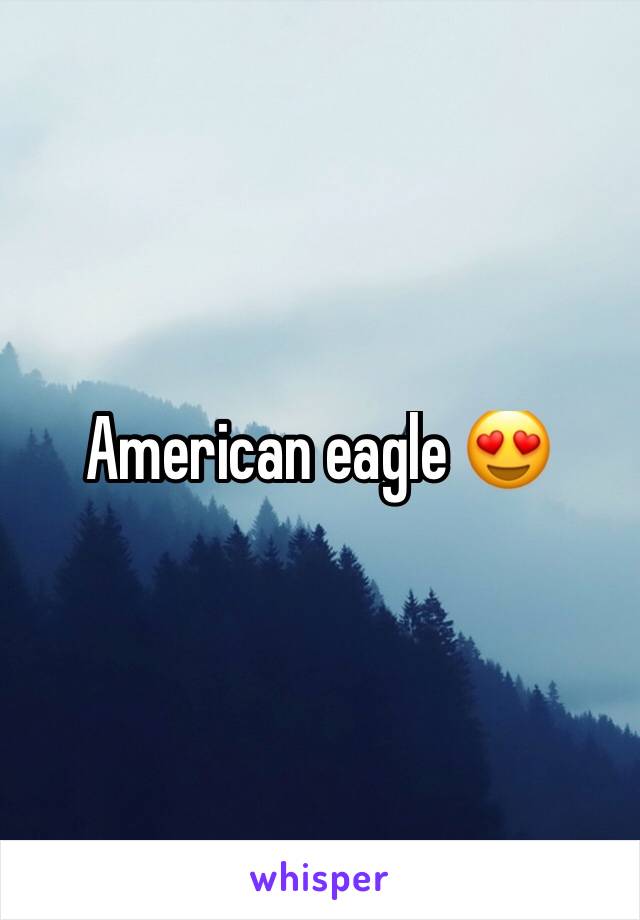 American eagle 😍