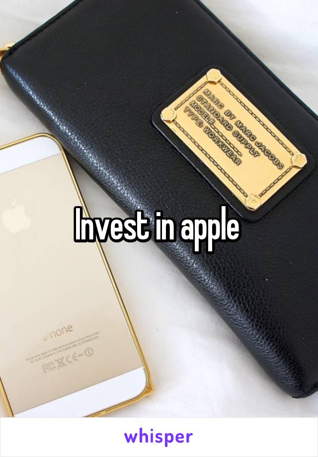 Invest in apple 