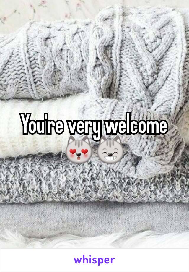 You're very welcome 😻😸
