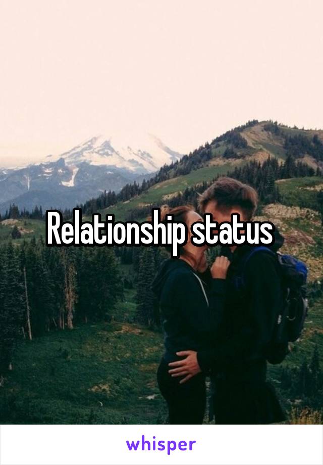 Relationship status 