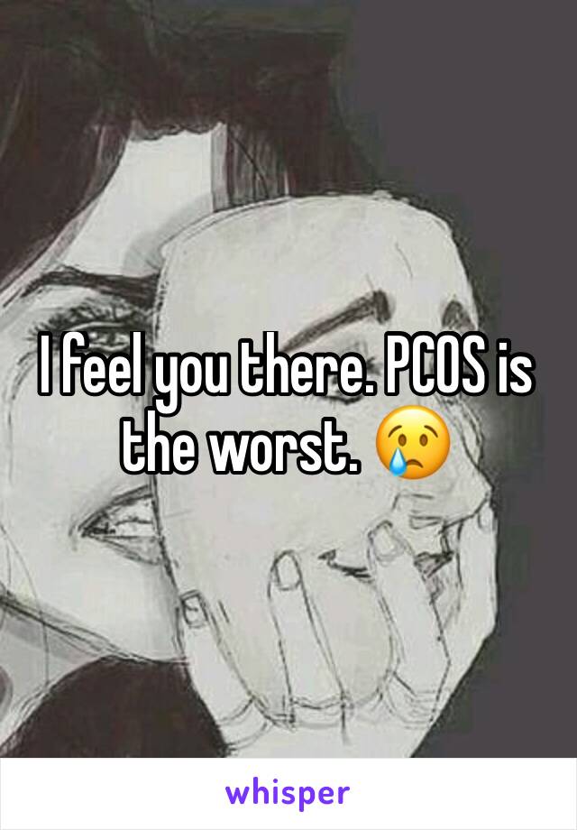 I feel you there. PCOS is the worst. 😢