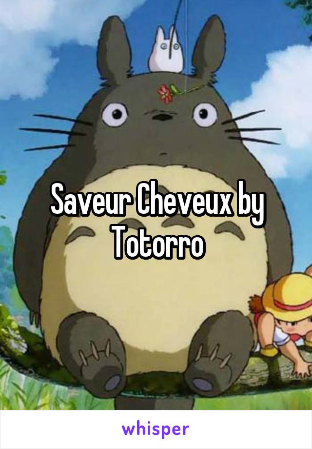 Saveur Cheveux by Totorro