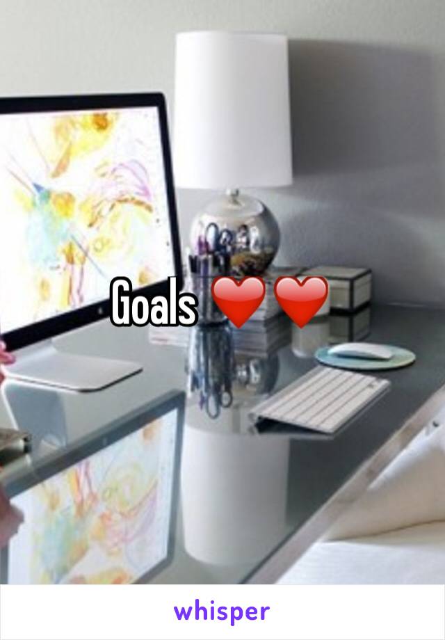 Goals ❤️❤️