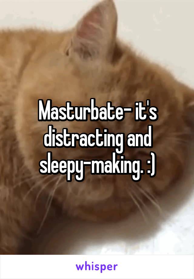 Masturbate- it's distracting and sleepy-making. :)