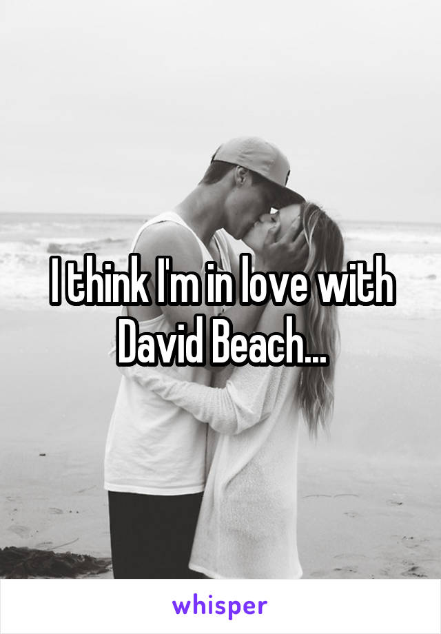 I think I'm in love with David Beach...