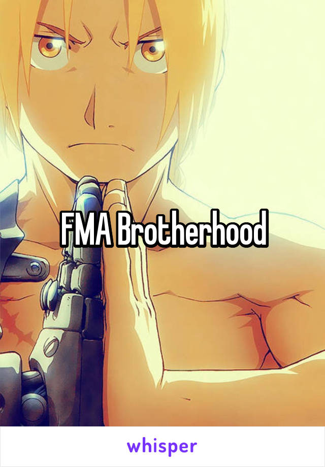 FMA Brotherhood