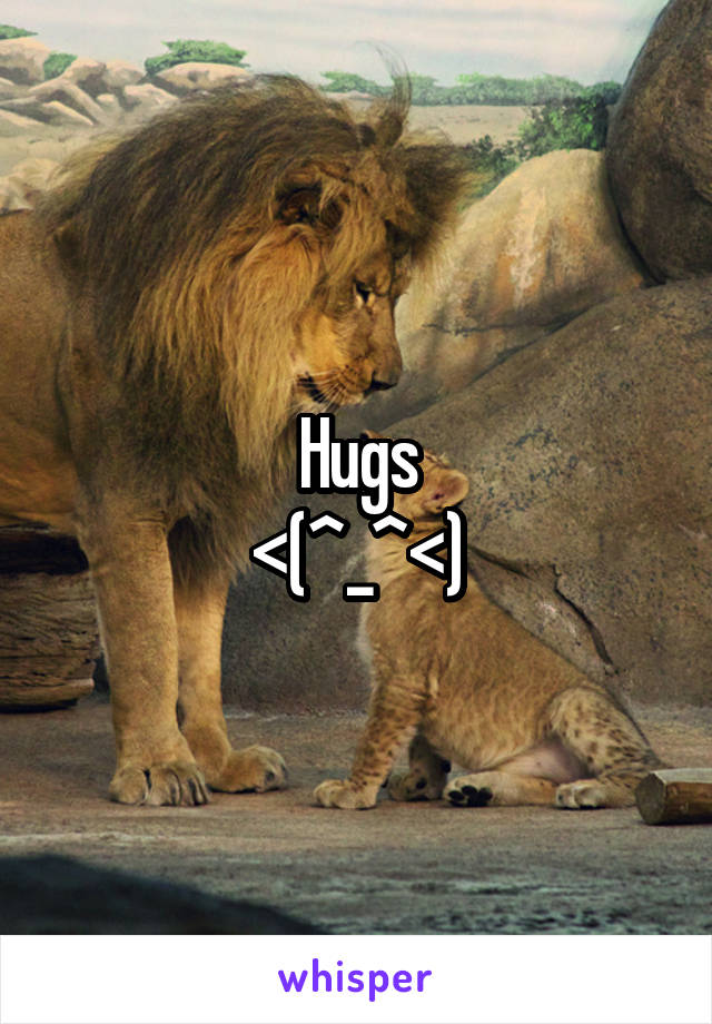Hugs
<(^_^<)