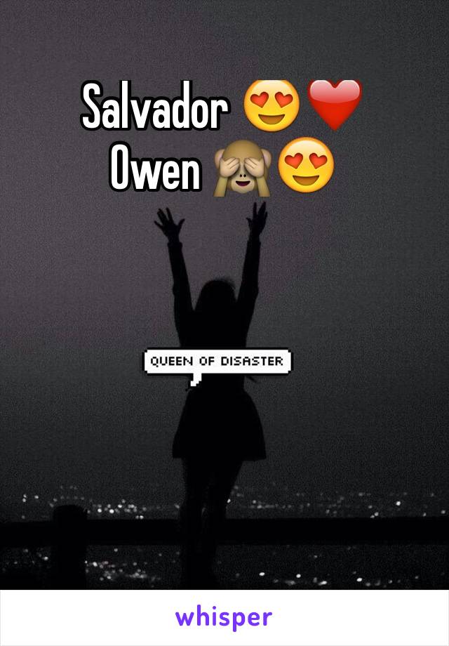 Salvador 😍❤️
Owen 🙈😍