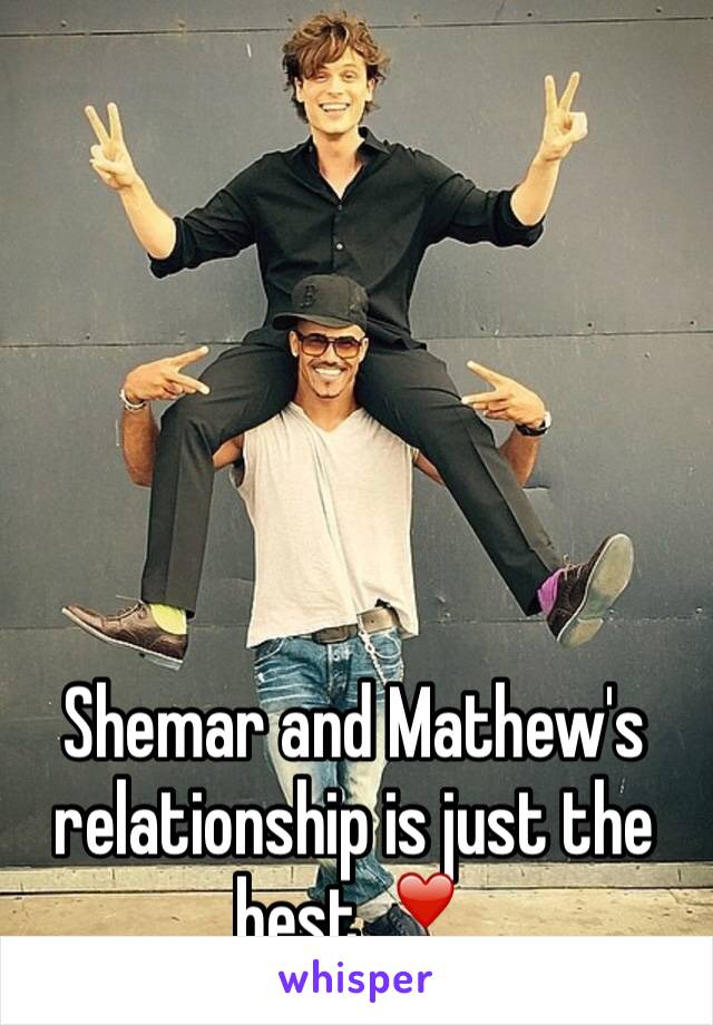 






Shemar and Mathew's relationship is just the best ❣️