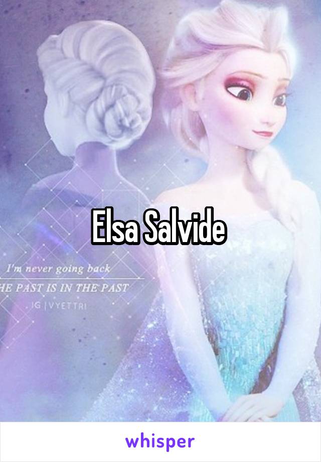 Elsa Salvide 