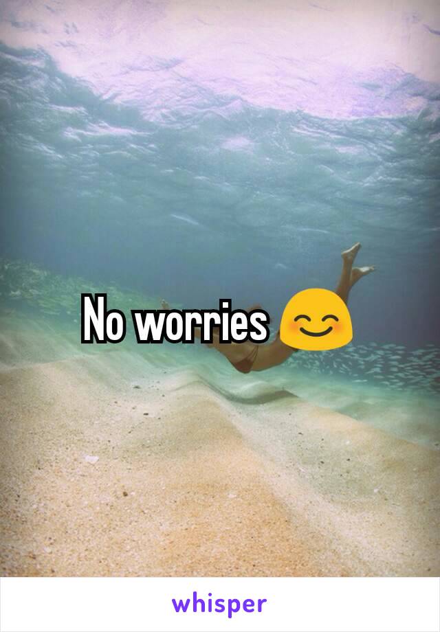 No worries 😊