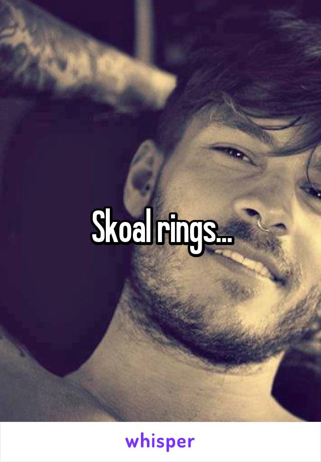 Skoal rings...