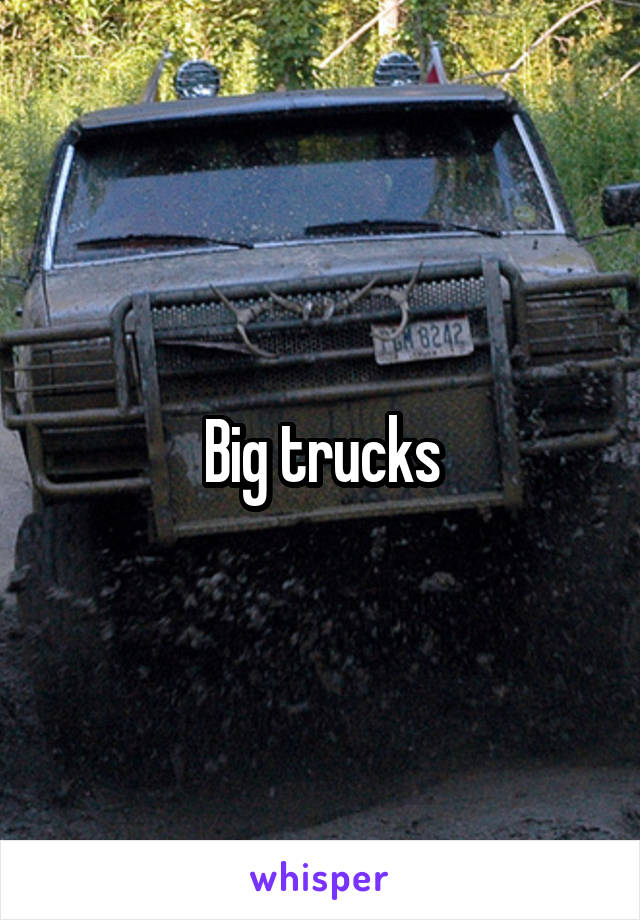 Big trucks