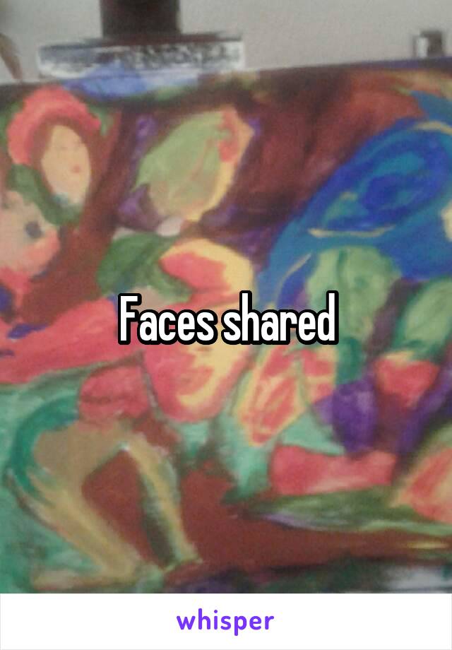 Faces shared