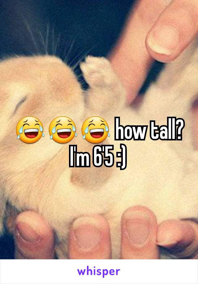 😂😂😂 how tall? I'm 6'5 :)