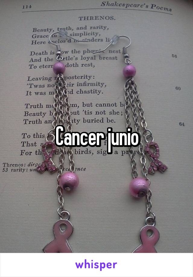 Cancer junio