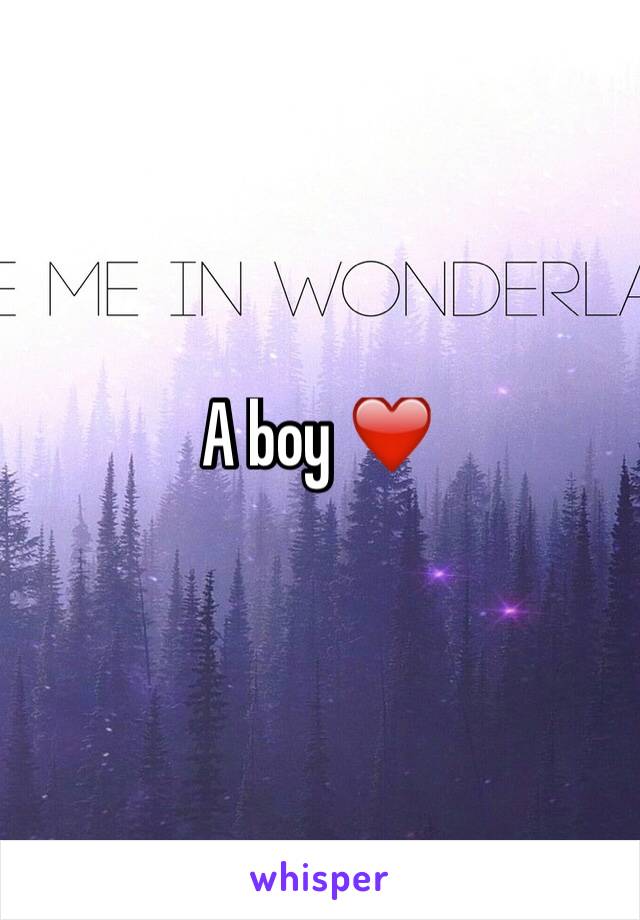 A boy ❤️