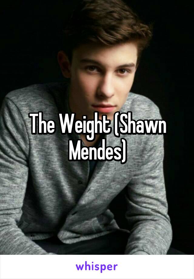 The Weight (Shawn Mendes)