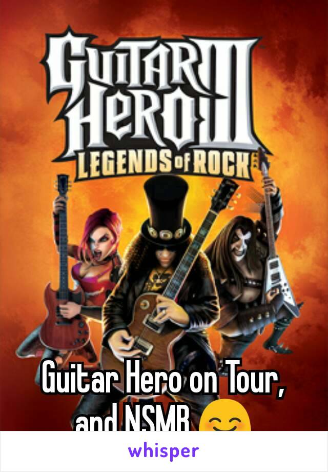 Guitar Hero on Tour, and NSMB 😊