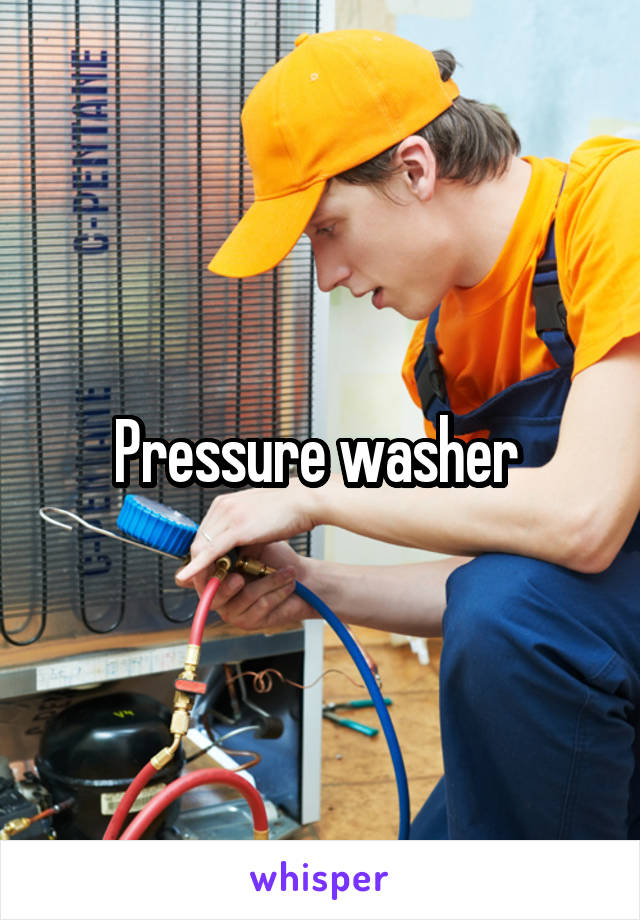 Pressure washer 