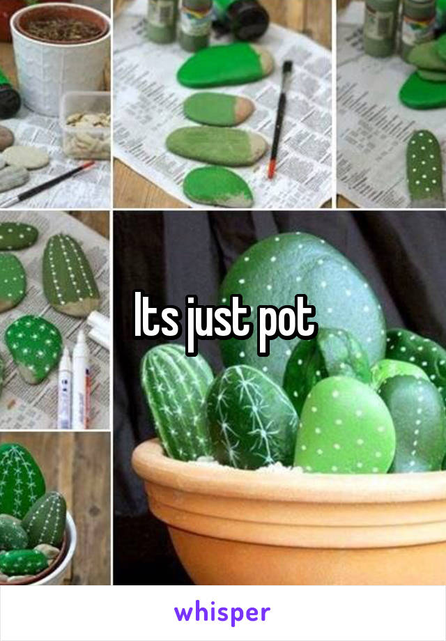 Its just pot