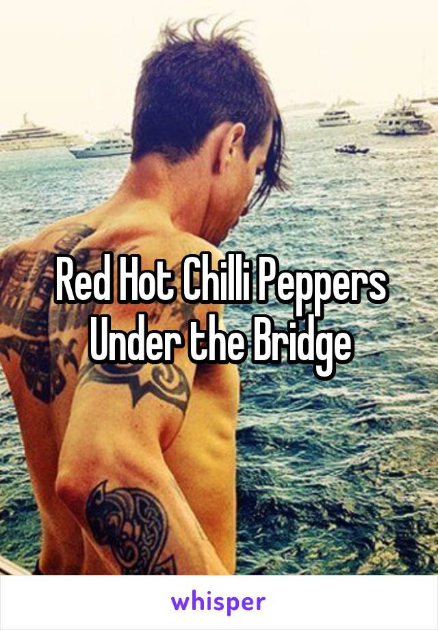 Red Hot Chilli Peppers Under the Bridge