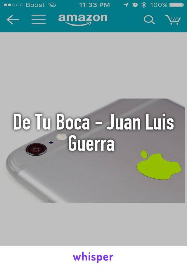 De Tu Boca - Juan Luis Guerra 