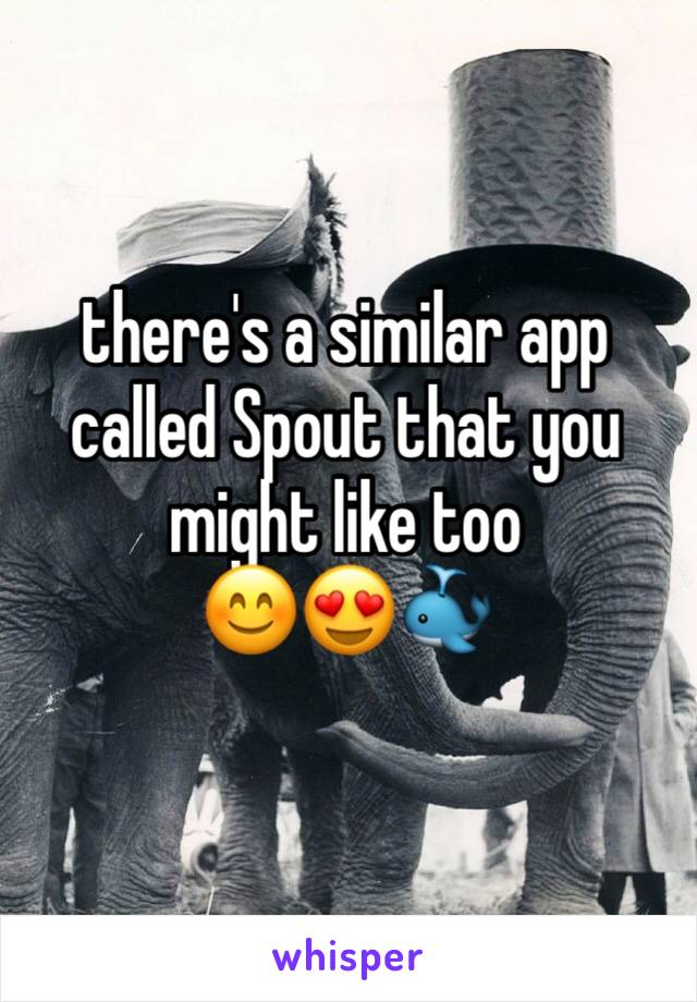 there's a similar app called Spout that you might like too 
😊😍🐳